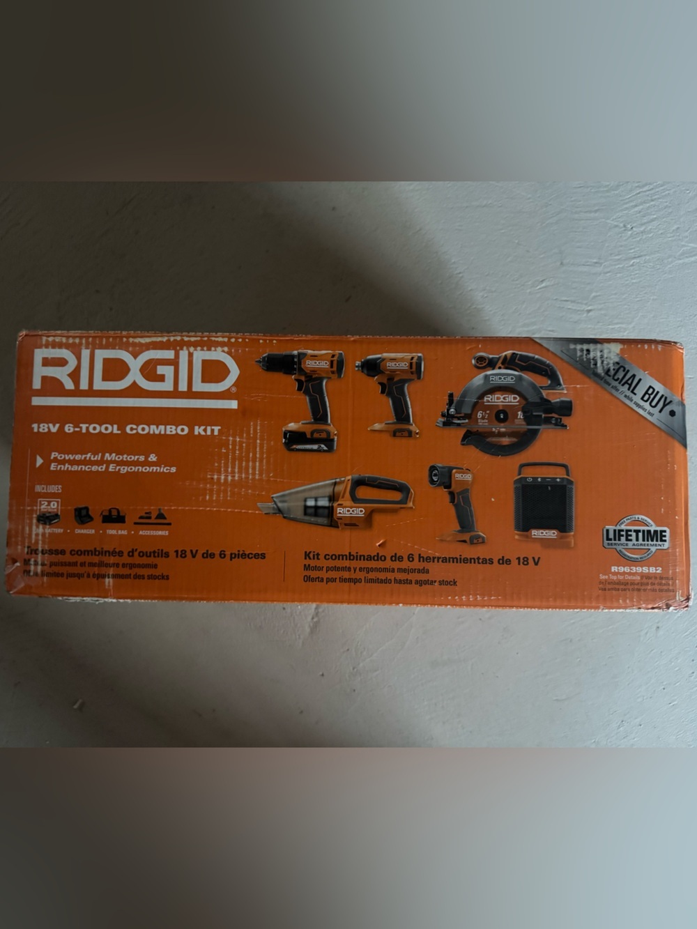 18V 6-Tool Combo Kit - Orange